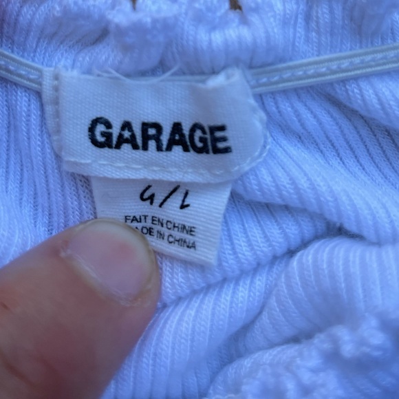 White Crop Top - Picture 2 of 2